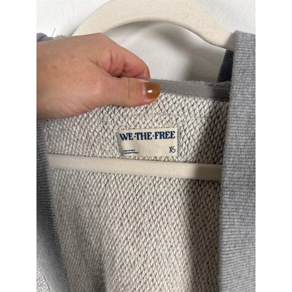 We The Free Forever Yours Oversized Cardi in Gray, XS - Picture 3 of 8